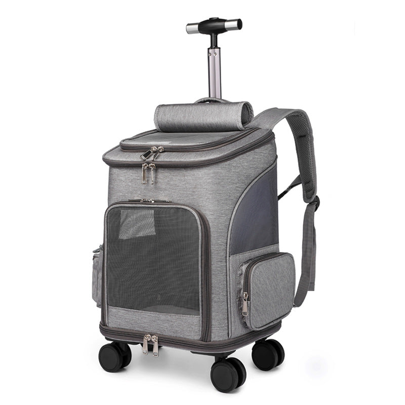 Pet Trolley with Space Capsule Design for Travel