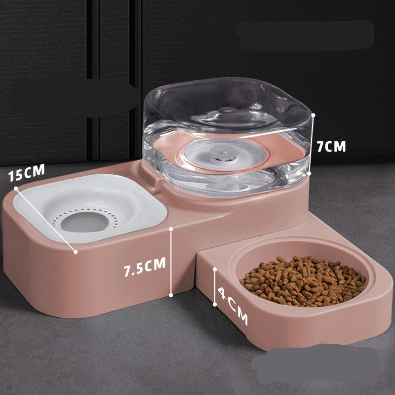 Automatischer 2-in-1-Wasserspender und Futterautomat für Haustiere – Selbstnachfüllend