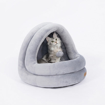 Warm Cat House with Soft Mattress | Pawtopia