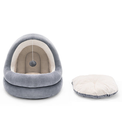 Warm Cat House with Soft Mattress | Pawtopia