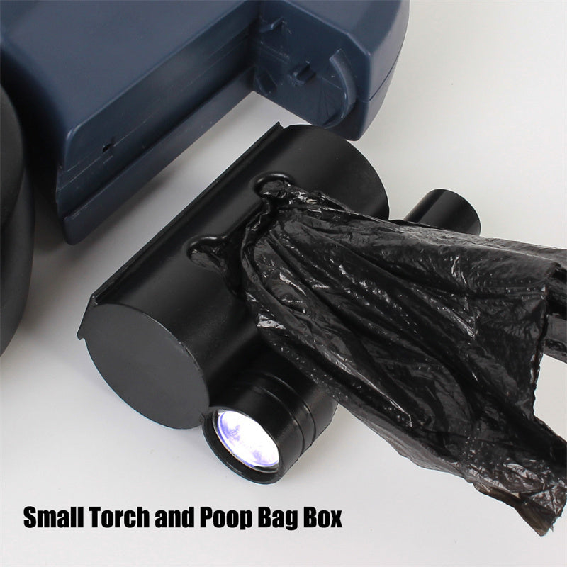 Retractable Double Dog Leash with LED Light