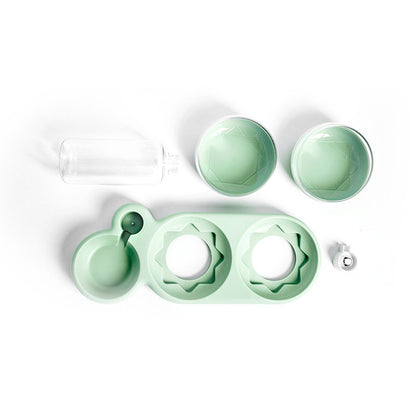 Automatic Pet Feeding Bowl with Water Dispenser | Pawtopia