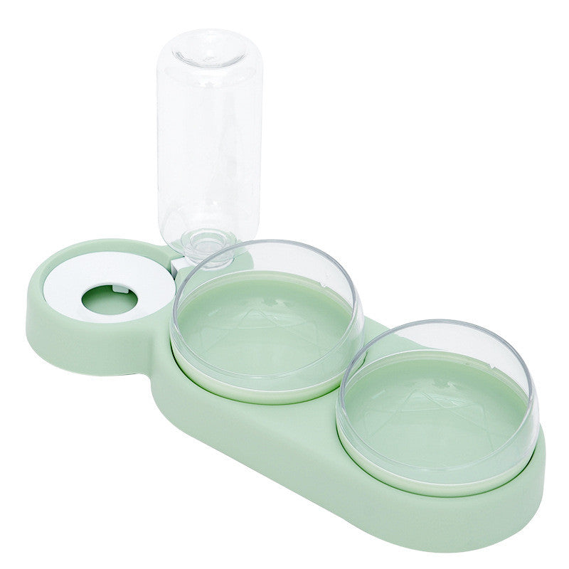 Automatic Pet Feeding Bowl with Water Dispenser | Pawtopia