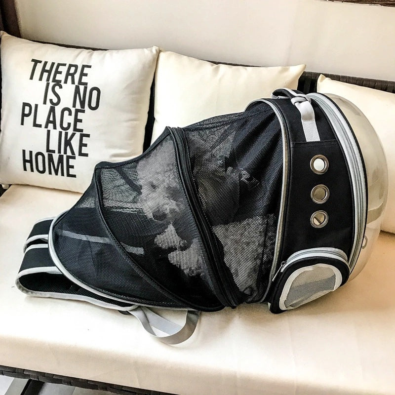 Innovative, erweiterbare Tiertasche