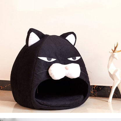 Indoor Cat House with Removable Cover