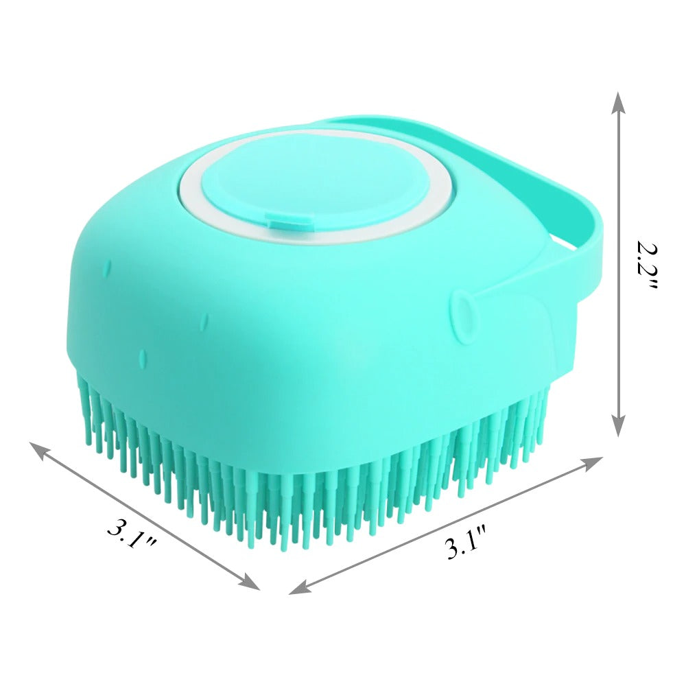 Pet Shampoo Massage Brush for Grooming