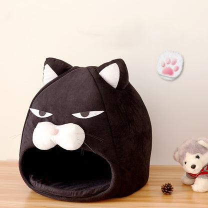Indoor Cat House with Removable Cover