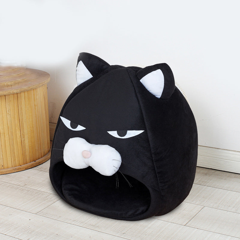 Indoor Cat House with Removable Cover