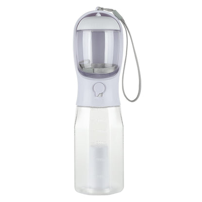 Portable Dog Water Bottle with Waste Bag Dispenser