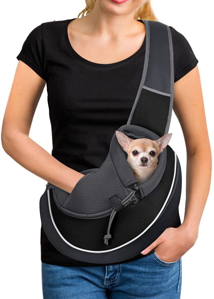 Breathable Pet Crossbody Carrier Bag