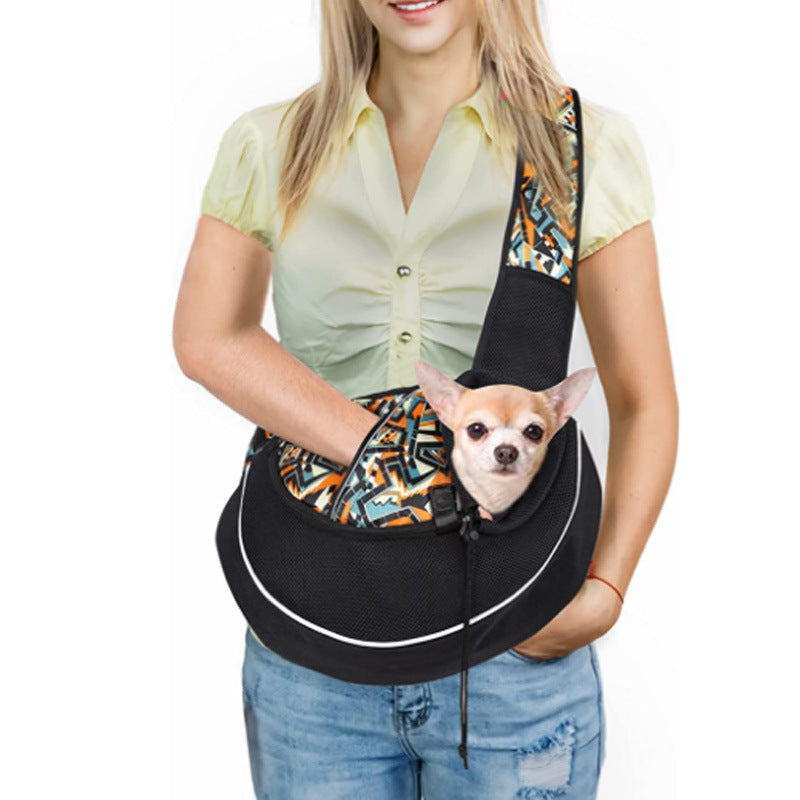Breathable Pet Crossbody Carrier Bag